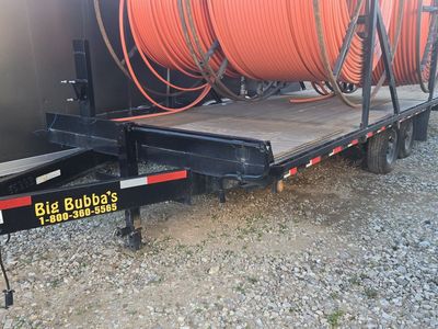 spool trailer /deck over trailer /reel trailer
