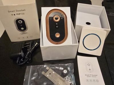 WiFi Smart Video Doorbell SDC2016 – Gold Brand New