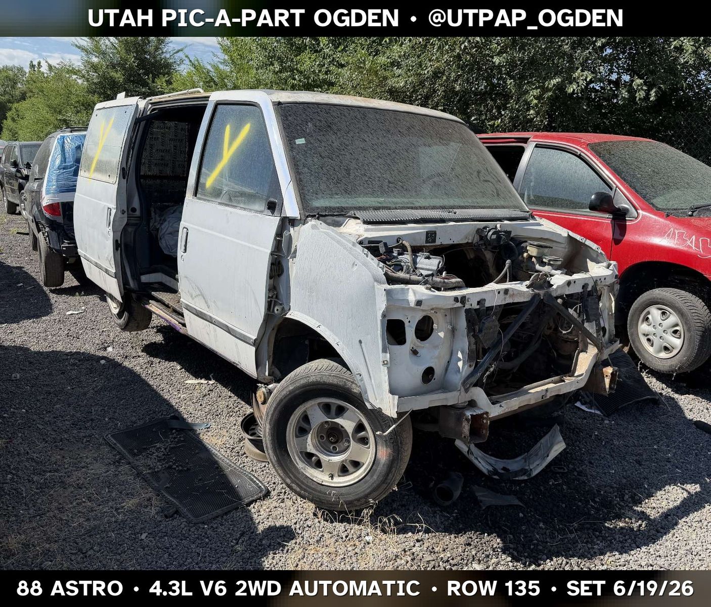 1988 Chevrolet Astro Parts - UTPAP Ogden
