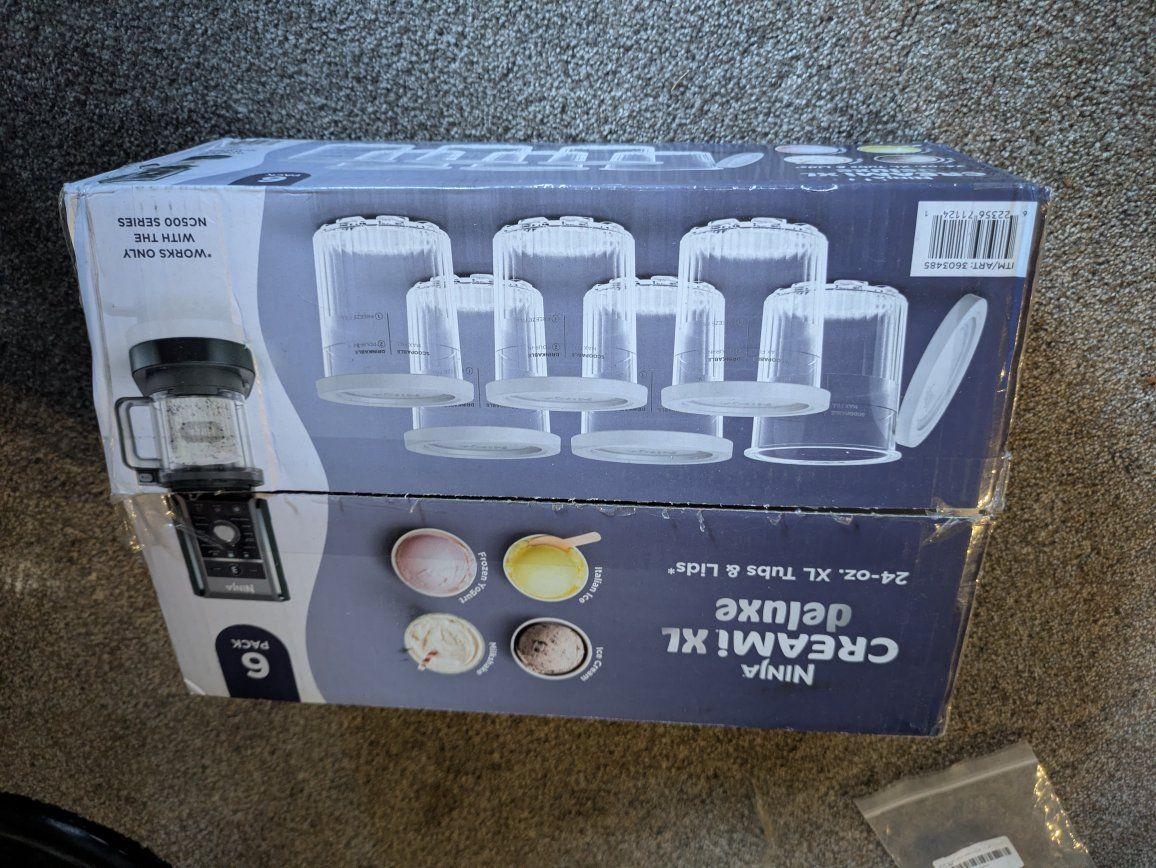 ninja creami xl deluxe tubs