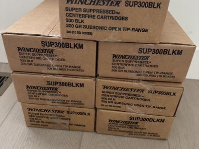 300 Black Out Winchester Super Suppressed 200 grain $150