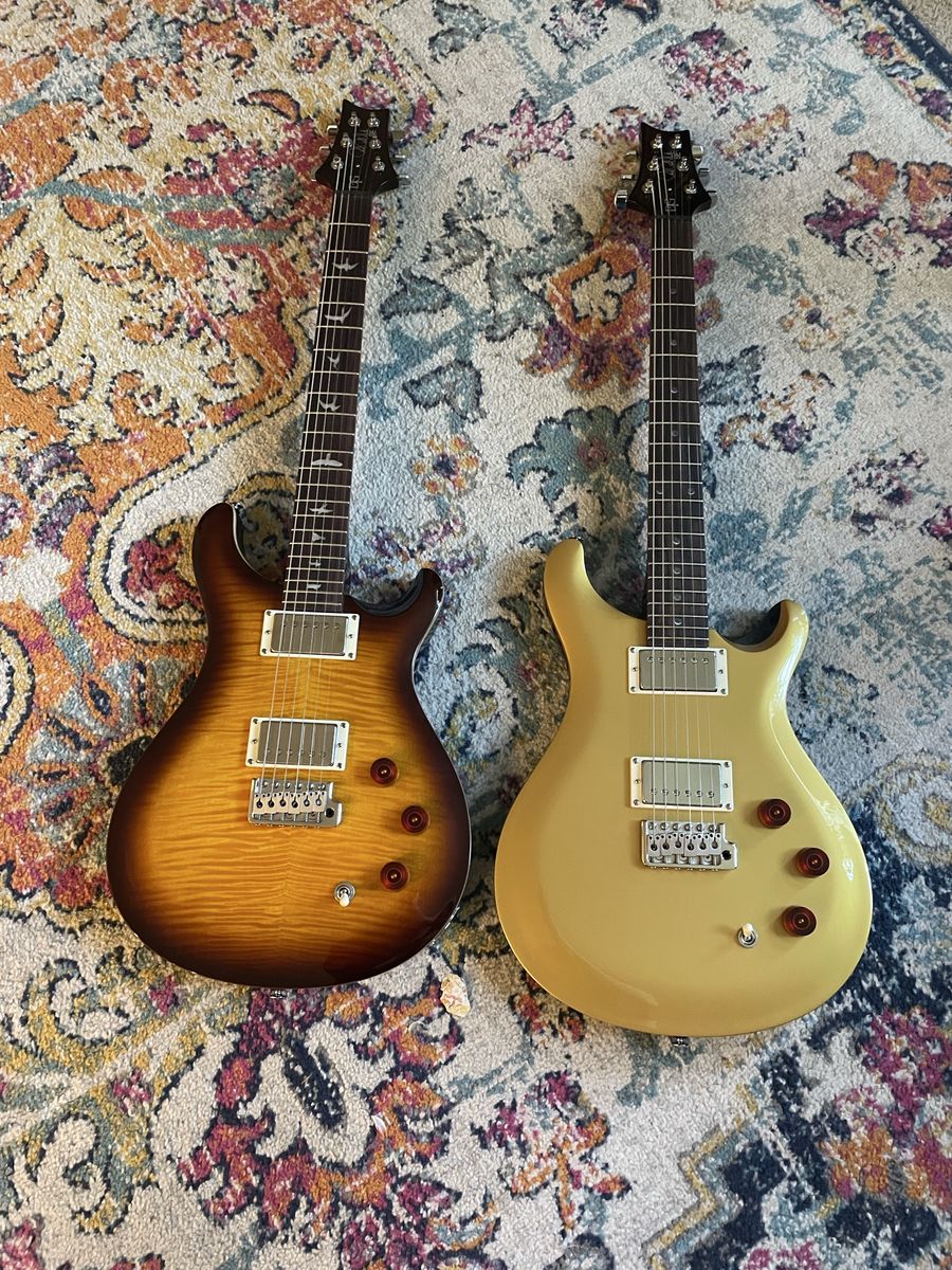 PRS * DGT guitars Goldtop and sunburst