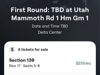 Utah Mammoth Playoffs Game 1