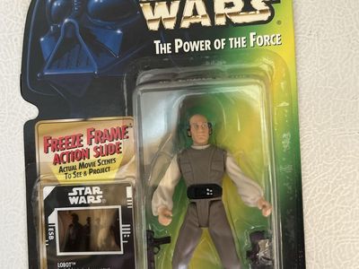 Star Wars The Power of the Force Kenner LOBOT Action Figure Freeze Frame Action Slide 1998