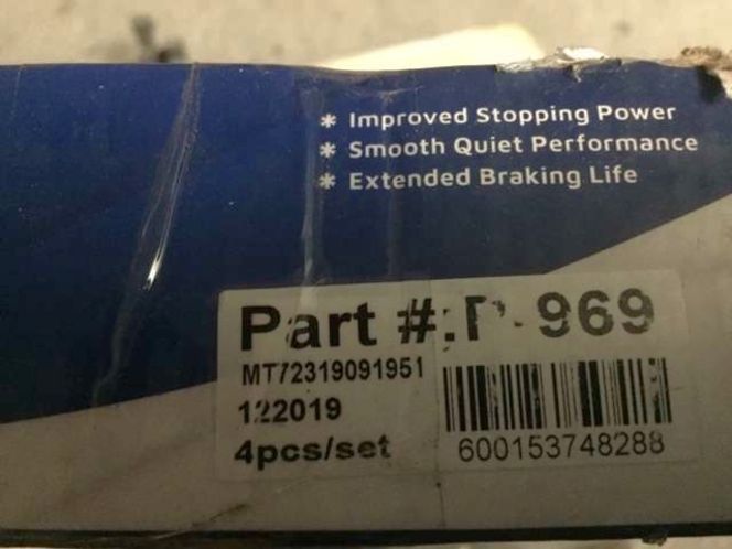 @ Brake Pads fits Acura, Honda, Hyundai, Infinity, Kia, Lexus, Nissan, Saab, Subaru, Suzuki, Toyota