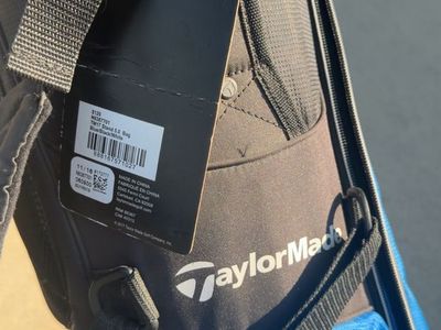 OGIO BLK RED GOLF CART BAG, CALLAWAY AND WEDGE