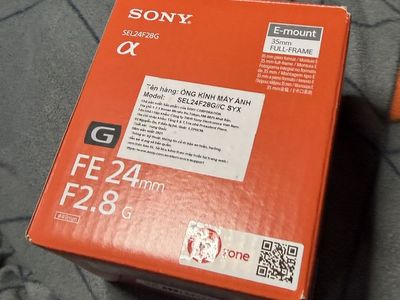 Sony 24mm G 520$, a6400 9.7k shots 750$