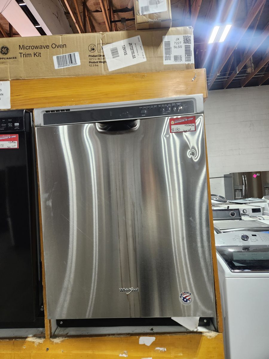 LOW PRICE GUARANTEED! WHIRLPOOL STAINLESS STEEL DISHWASHER