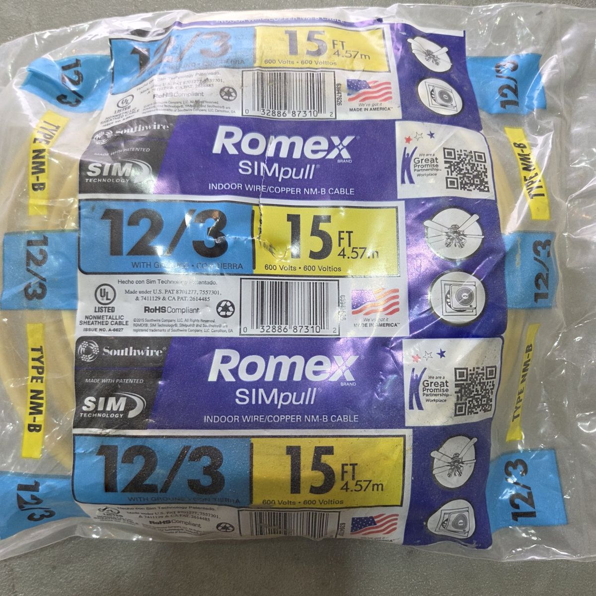 Romex 12/3