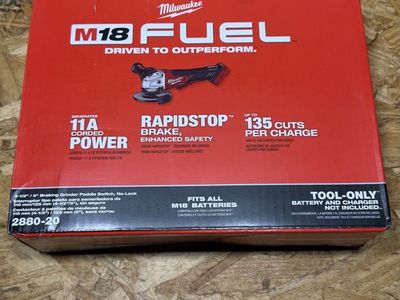 M18 FUEL 18V Lithium-Ion Brushless Cordless 4-1/2 in./5 in. Grinder w/Paddle Switch (Tool-Only)