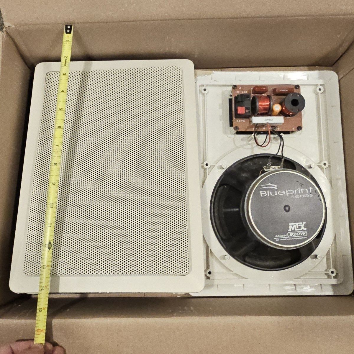 MTX 14" X 10" In-Wall 820 W Speakers, $15 Each!