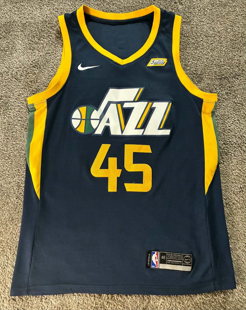 Nike Donovan Mitchell #45 Jazz Icon Edition Swingman basketball jersey Size 48