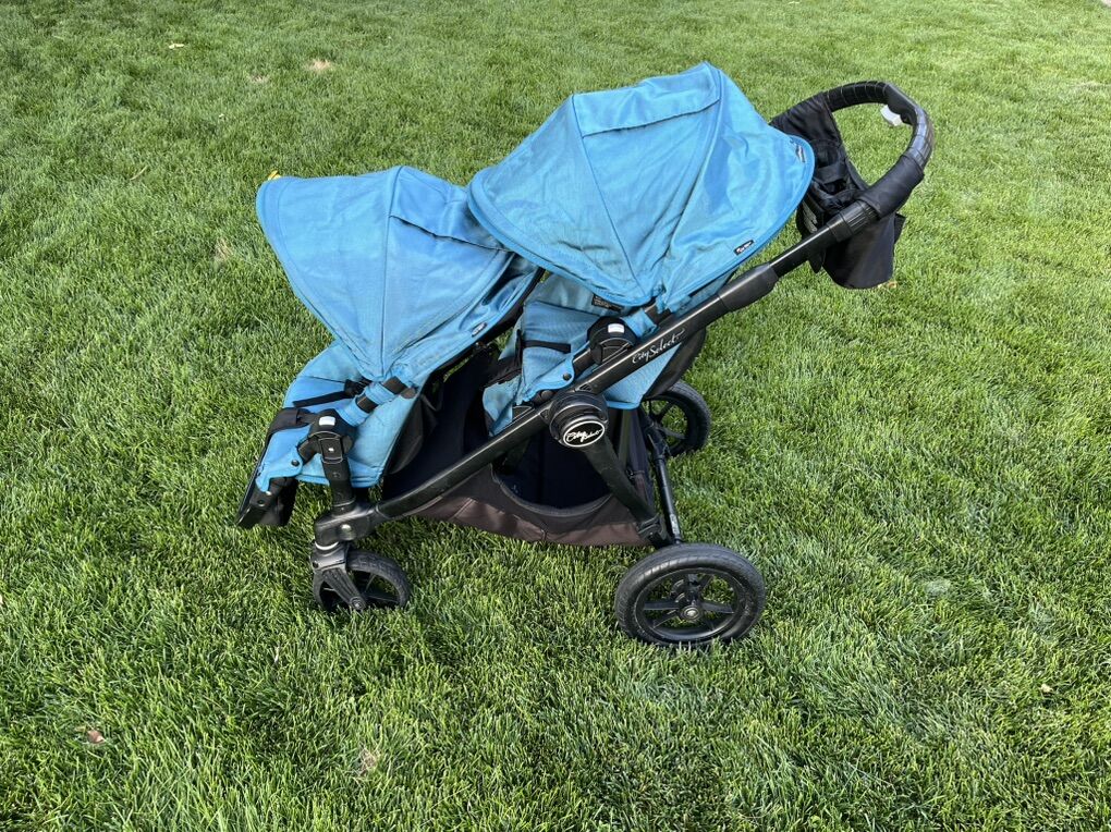 City Select Double Stoller And Caddy