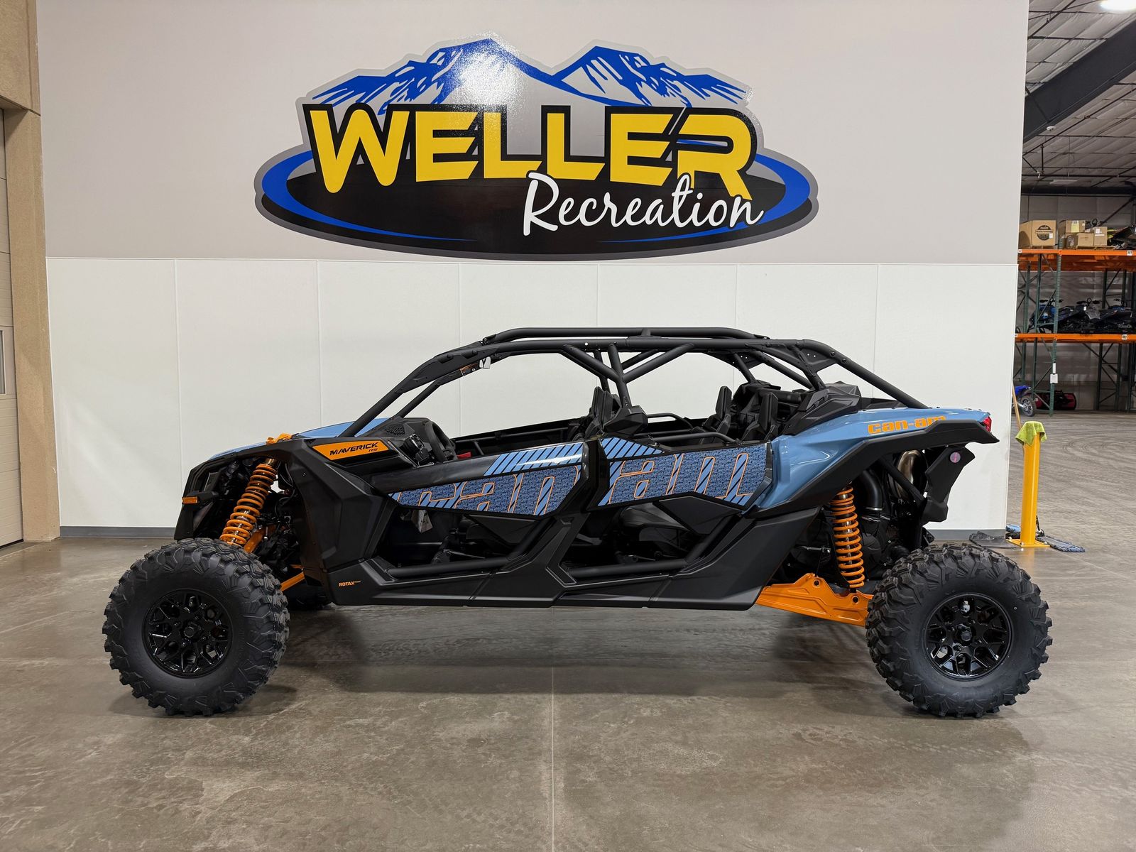 2025 CAN-AM UTV MAVERICK X3 MAX RS TURBO     SCANDI BLUE
