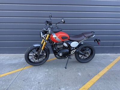2026 Triumph Scrambler 400 X Baja Orange/Aluminium