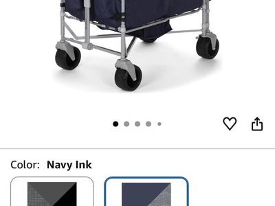 New - Safety 1st Summit Quad Stroller Wagon 4-Seat - Navy Ink