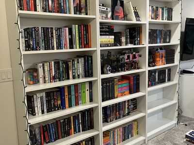 IKEA bookshelves set of 3 - Billy style, White