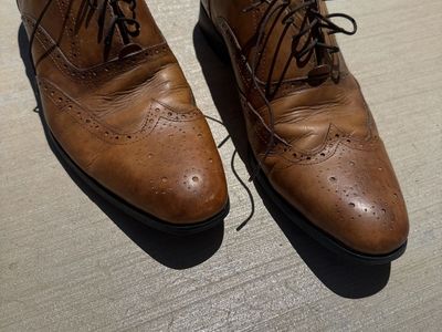 Men’s Wingtip Shoes -Leather - Express