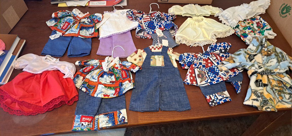 Homemade clothes for American Girl Dolls