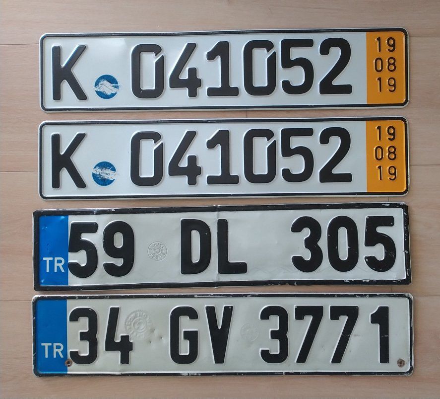 License plates