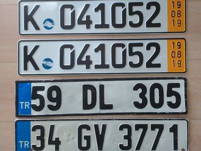 License plates