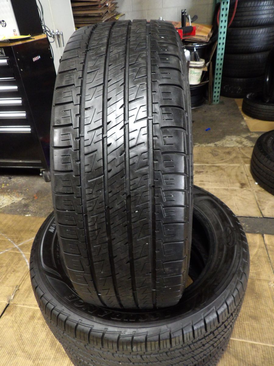 225/55R18 GOODYEAR ASSURANCE MAXLIFE PAIR OF TWO USED TIRES