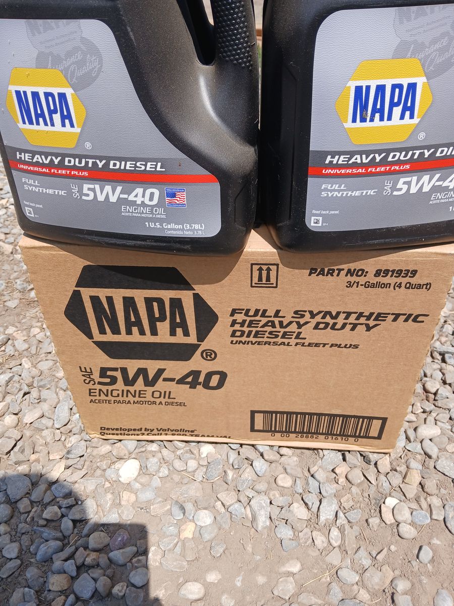 Napa 5W40 full synthetic diesel oil 