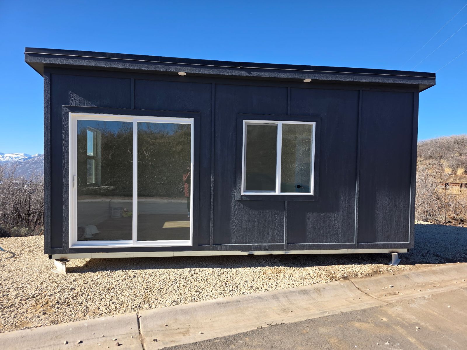 Steel-Framed Backyard Office / ADU-Style Unit