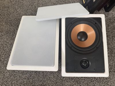 3 Micca Architectural Speakers: 2 M-8S 8" In-Wall (Used) & 1 M-8C 8" In-Ceiling (Open Box)