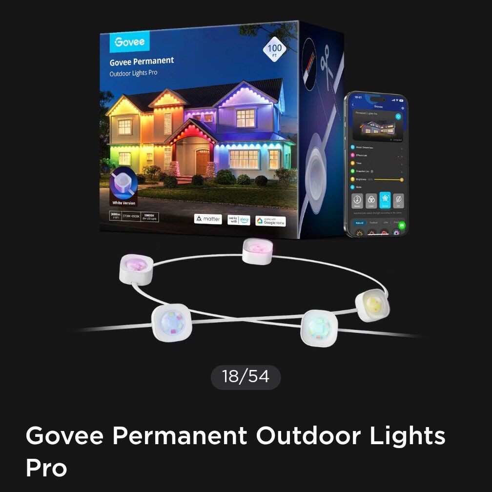 New Govee White Permanent Outdoor Lights Pro