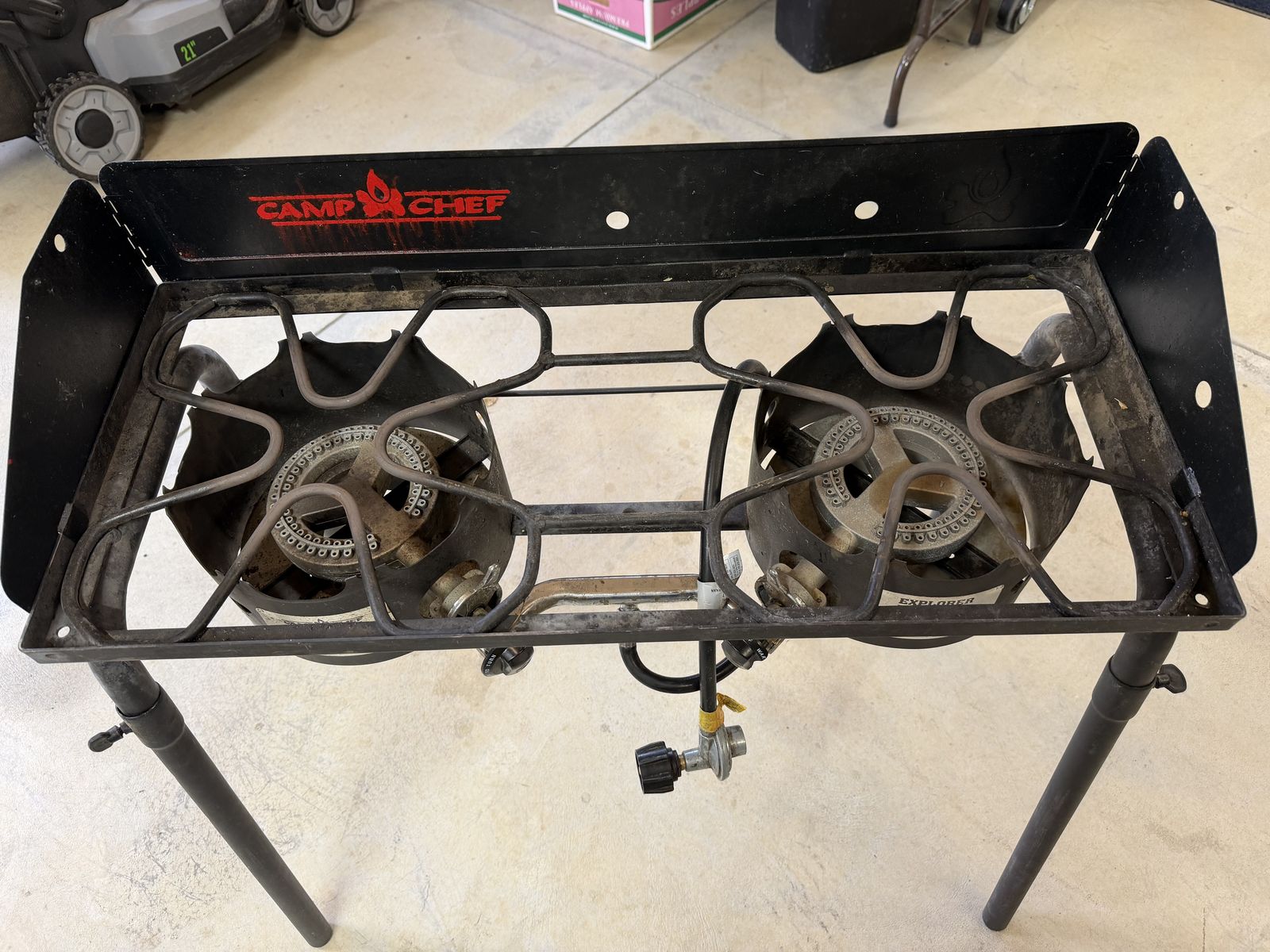 Camp Chef EX60LW Explorer 2 Burner Outdoor Camping Modular Cooking Stove
