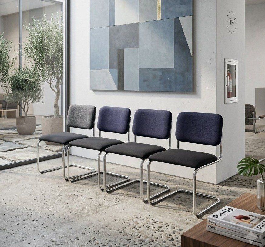 Marcel Breuer for Knoll Cesca Side Chairs