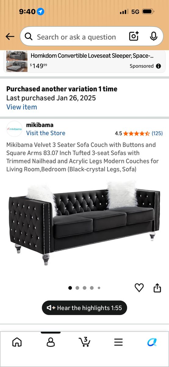 FREE Sofa — Must Pick Up