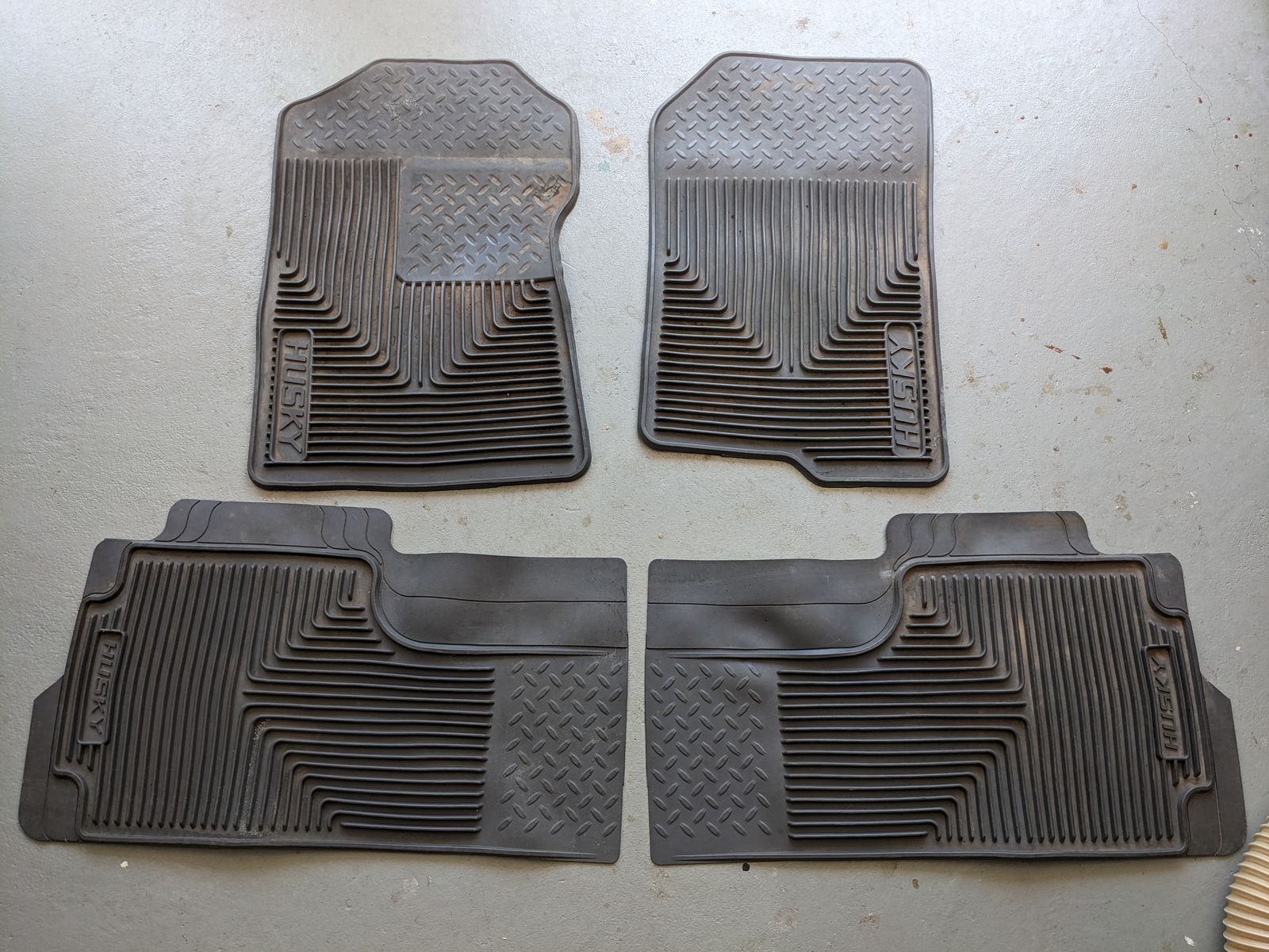 Husky Floor Mats - Crew Cab Pickup Trucks -  F150 Silverado Ram 1500