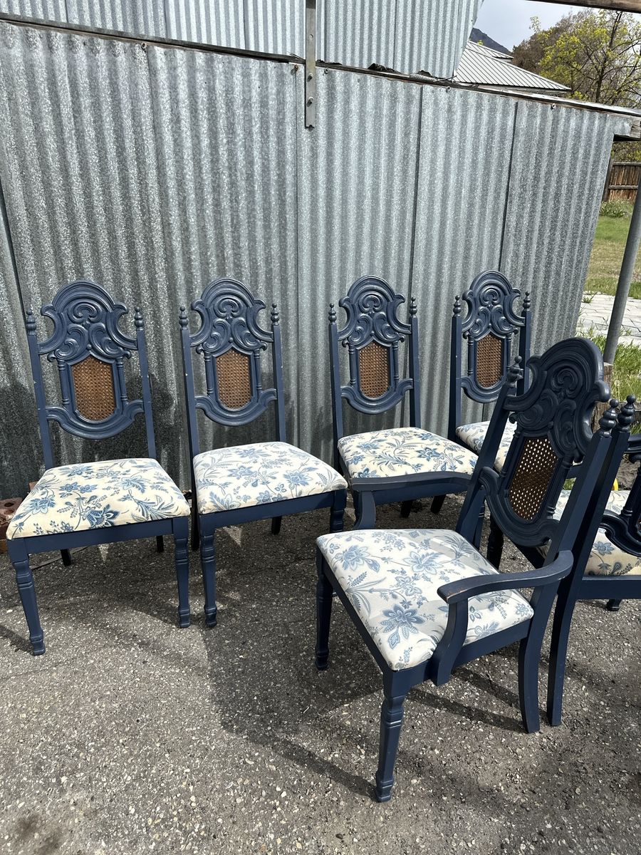 6 Chairs Solid Wood