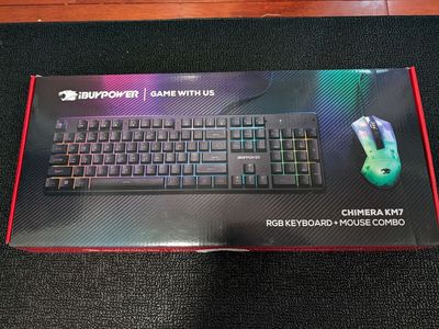 New iBuyPower Chimera KM7 RGB Keyboard & Mouse Combo