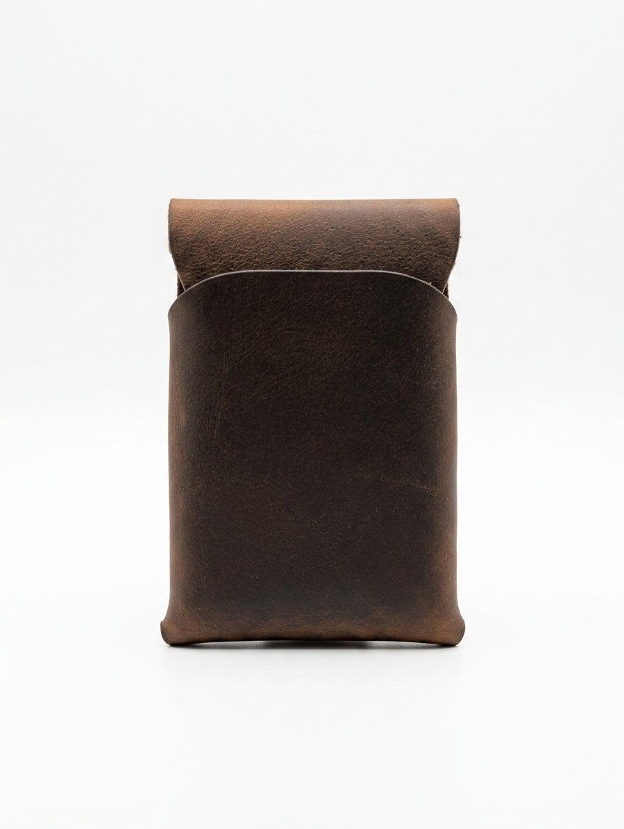 Full Grain Leather Stitchless Card Holder