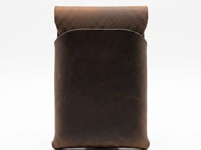 Full Grain Leather Stitchless Card Holder