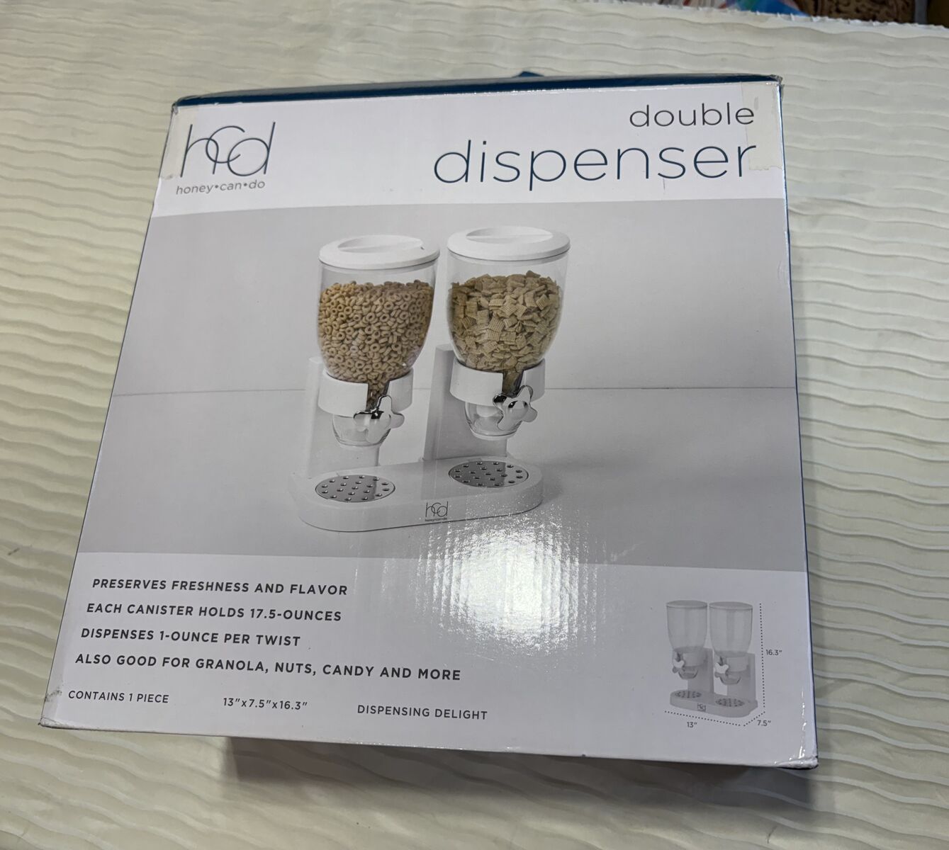 Brand new Plastic Double Dispenser by honey can do $15 cash/venmo in Draper