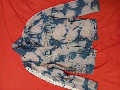 kids encrypted jean jacket