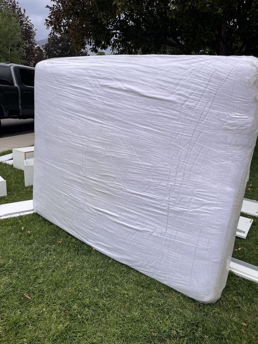 QUEEN sized mattress - Wrapped for Protection