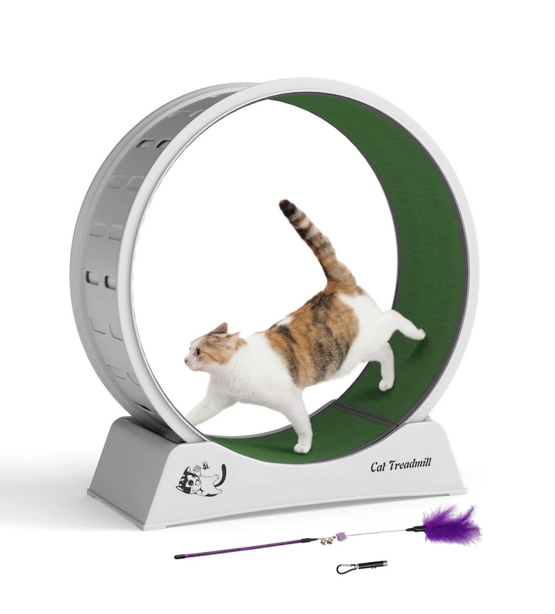 Cat Exercise Wheel Plastic Running Wheel trademill - new!