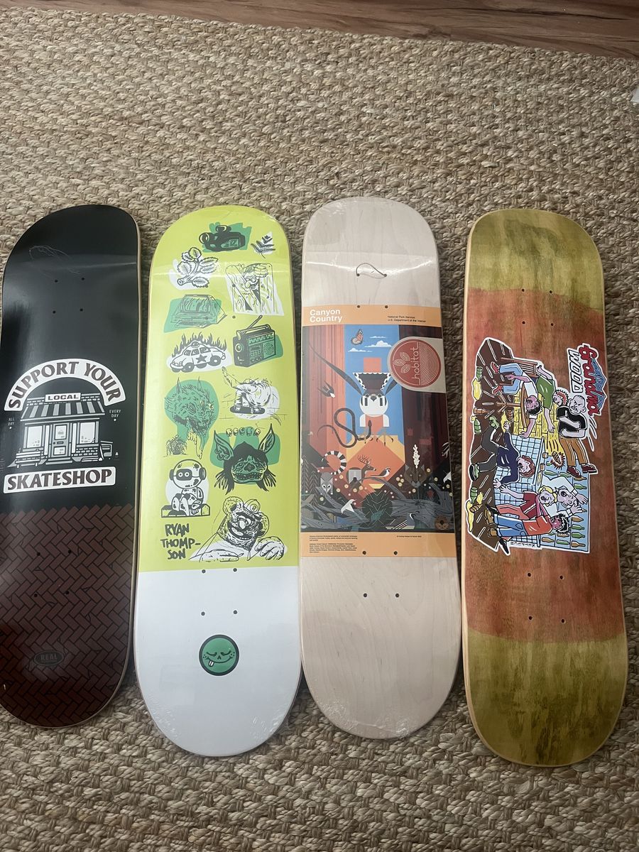 Skateboard decks