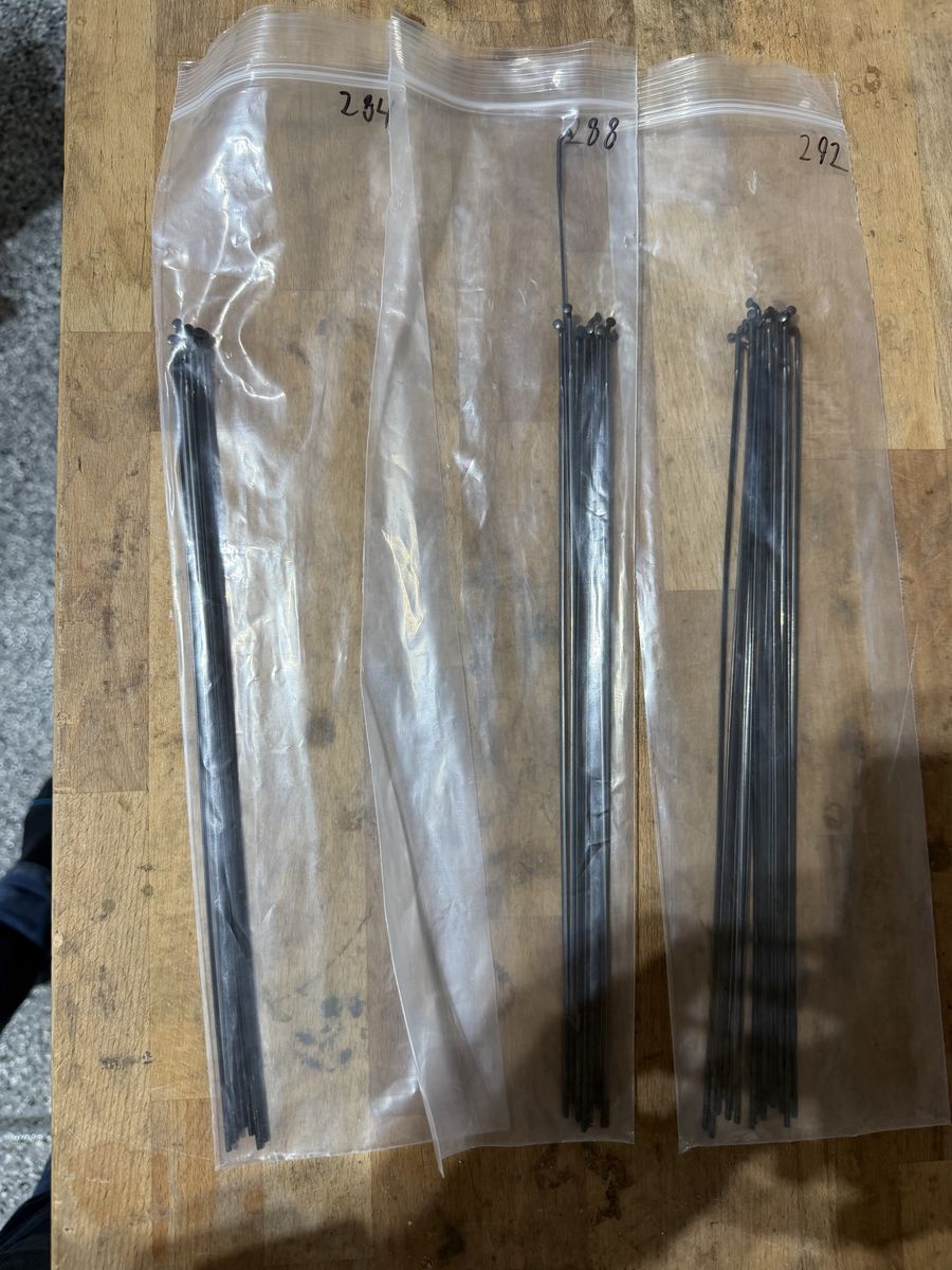 Bladed Bike Spokes J Bend (Sapim CX-Ray)
