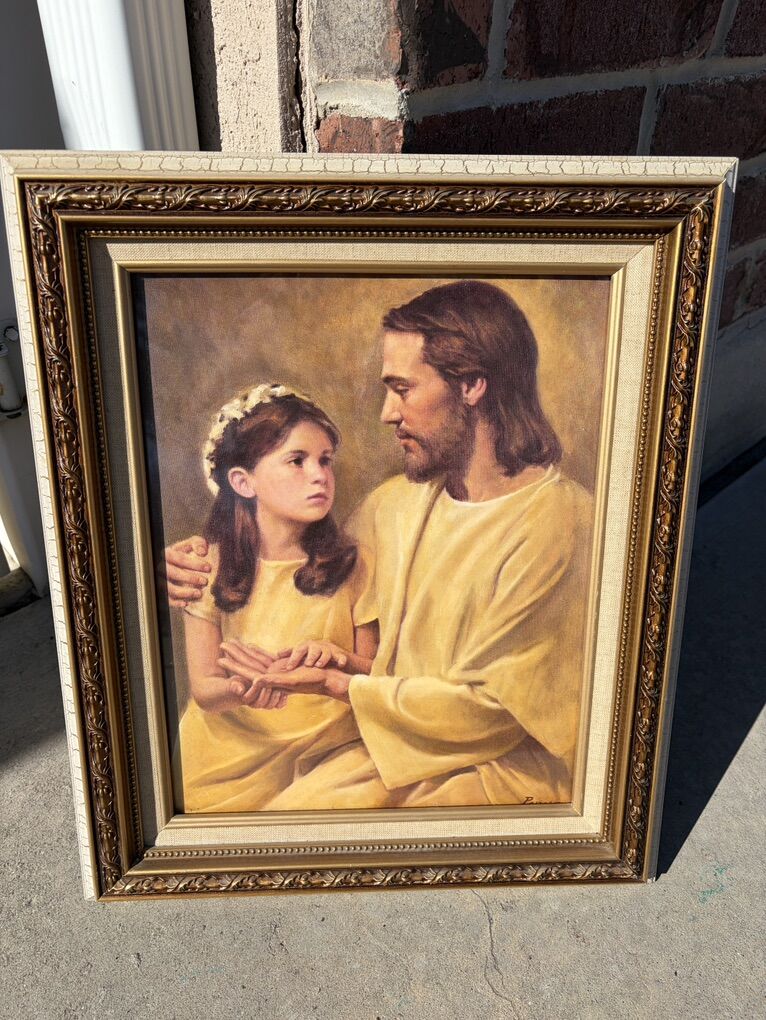 Picture of Christ with girl