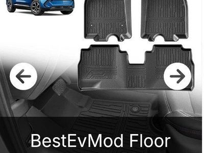 BestEVMod All-Weather Floor Mats set for Chevy Equinox EV 24-26 Black TPE Liner Set (NEW)