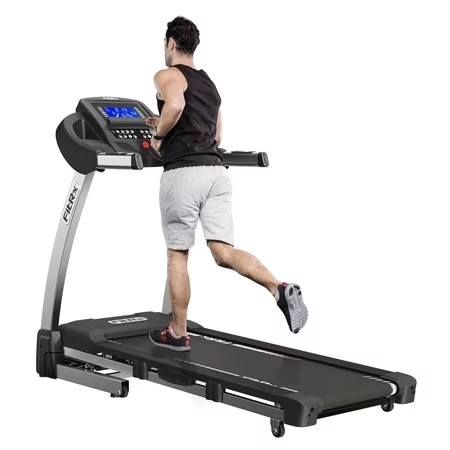 FitRx Crossrun Folding Treadmill – 300lb, 5” LED