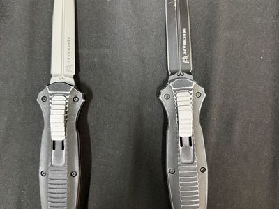 Benchmade Infidel 3300/3310 OTF Dagger Blade Automatic Knives - Pair, UsedGood Condition