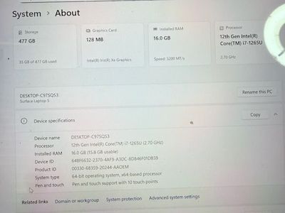 INSANE DEALS ON MINT surface laptops i7/16gb/512gb WIN 11 PRO with warranty