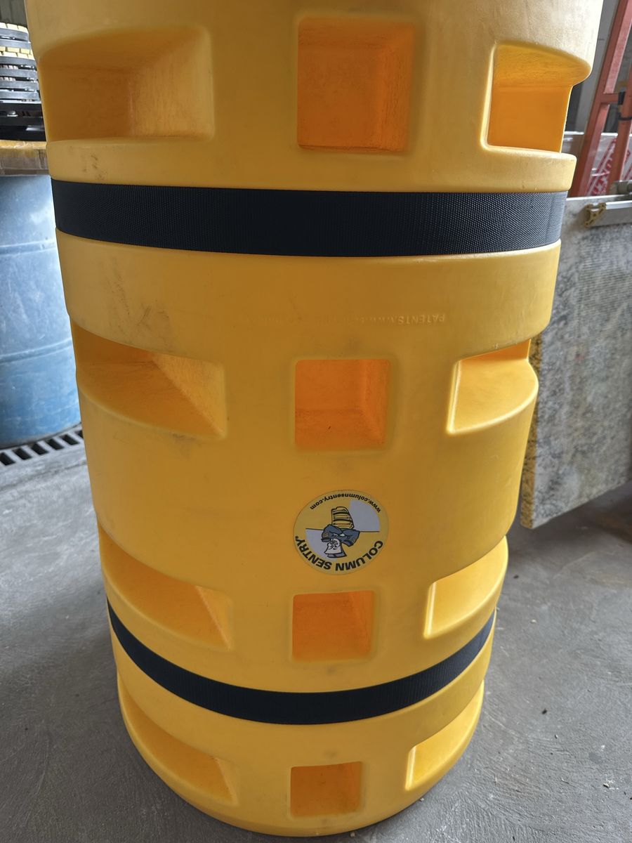 Column Sentry Industrial Safety Yellow Column Protector Guard